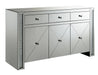 Maya 3-drawer Accent Cabinet Silver image