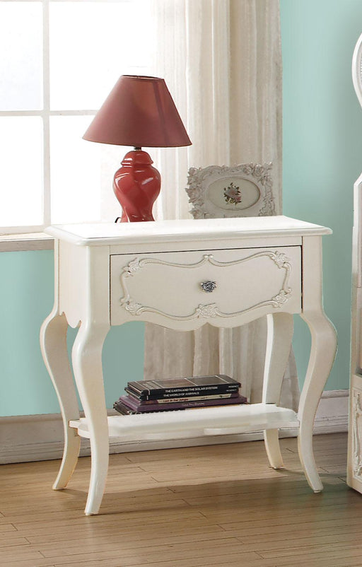 Edalene Pearl White Nightstand image