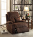 Rosia Chocolate Velvet Recliner (Motion) image